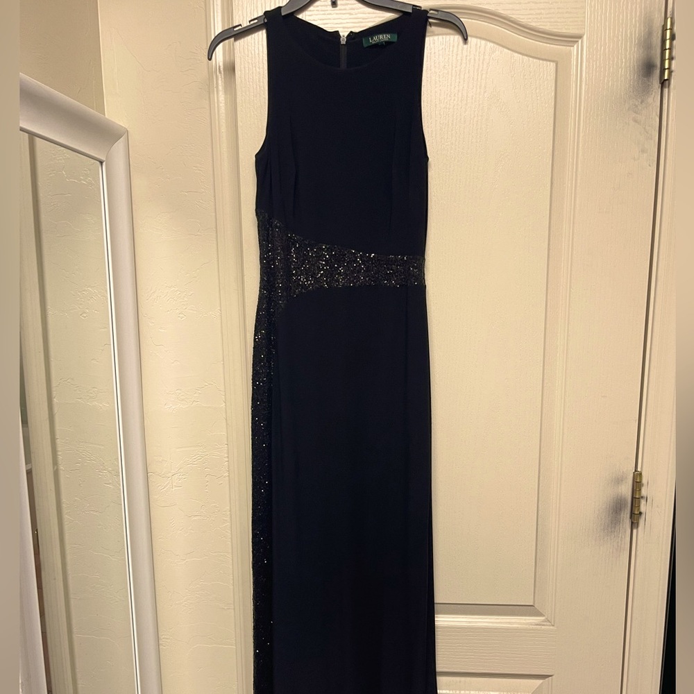 Lauren Ralph Lauren Size 2 Long Black Dress